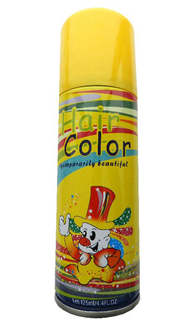 Colored Hair Spray Yellow Цветной Лак Для Волос Желтый